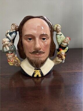 Rare Royal Doulton William Shakespeare Large Character Jug D6933 Ltd Ed /2500